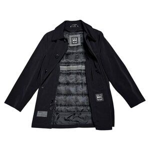 IKE BEHAR Winter Lined Insulated Business Casual Trench Jacket Coat Womens 10